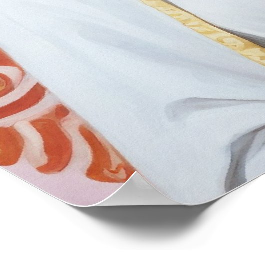 Sacro Evil Eye Schutz Mary Poster (Ecke)