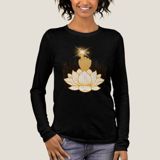 Sacro Hand Lotus Tri-Blend Shirt (Vorderseite)