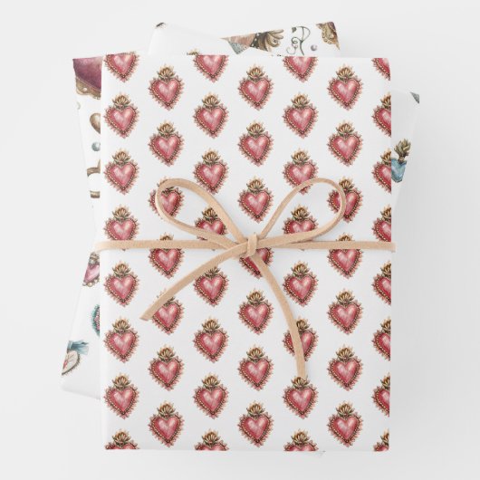 Sacro Heart Baroque Geschenkpapier Set (Beispiel)