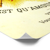 Sacro Heart French - Sacré Coeur de Jésus Poster (Ecke)