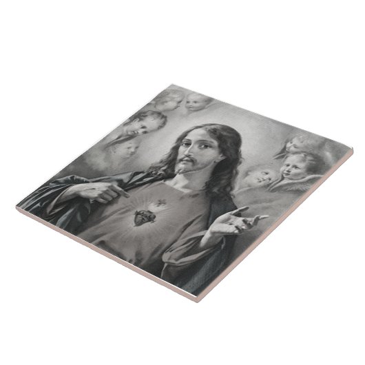 Sacro Heart Keramik Tile Fliese (Seite)