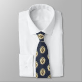 Sacro Heart Necktie Navy Blue mit Sacro Heart Krawatte (Gebunden)