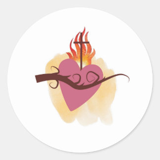 Sacro Heart Sticker von katholischen Alltag