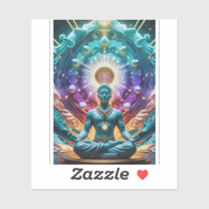 Sacro Mandala Spirituelle Kunst Aufkleber