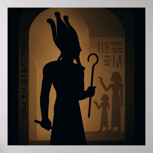 Sacro Osiris Divine Egypvine God Poster (Vorne)
