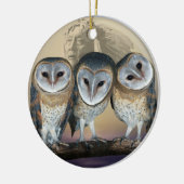Sacro Owl North Amerikanische Ureinwohner Keramik Ornament (Links)