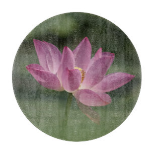 Sacro Pink Lotus Blossom - Serene Zen Kunst, Dicht Schneidebrett