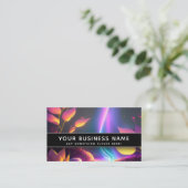 Sacro Rainbow Light Energy Worker Beruflich Terminkarte (Stehend Vorderseite)