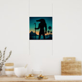 Sacro Sobek Nile Guardian Pyramids Poster (Küche)