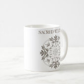 Sacro Wildnis Botanical Mandala Art Kaffeetasse (VorderseiteRechts)
