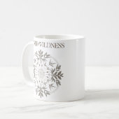 Sacro Wildnis Botanical Mandala Art Kaffeetasse (Vorderseite Links)
