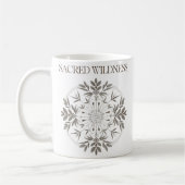 Sacro Wildnis Botanical Mandala Art Kaffeetasse (Links)