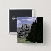 Sacsahuman Inkafestung Button (Vorne & Hinten)