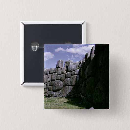 Sacsahuman Inkafestung Button (Vorne & Hinten)