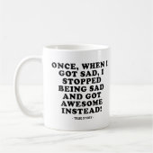 Sad an den Phantastischen Funny Mug Kaffeetasse (Links)