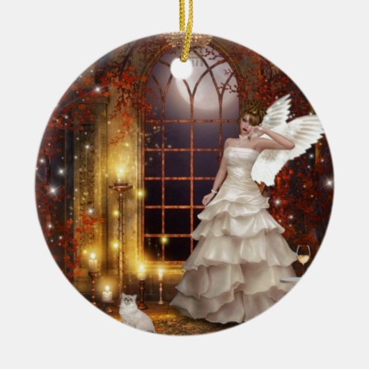 Sad Angel Keramikornament (Vorne)