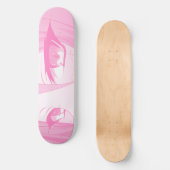 Sad Anime Eyes Skateboard Deck (Vorderseite)