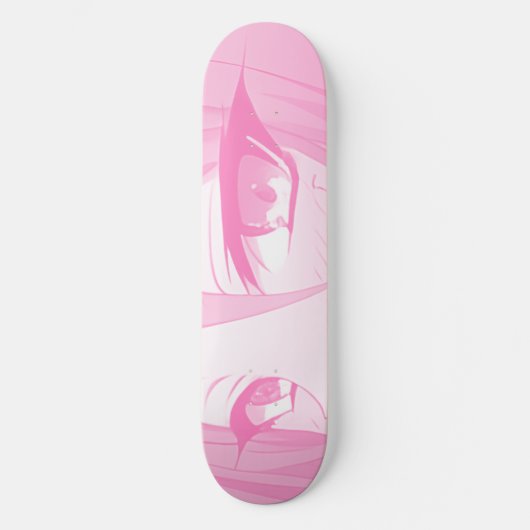Sad Anime Eyes Skateboard Deck (Vorderseite)
