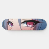 Sad Anime Eyes Skateboard Deck (Horizontal)