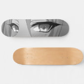 Sad Anime Eyes Skateboard Deck (Horizontal)