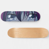 Sad Anime Eyes Skateboard Deck (Horizontal)