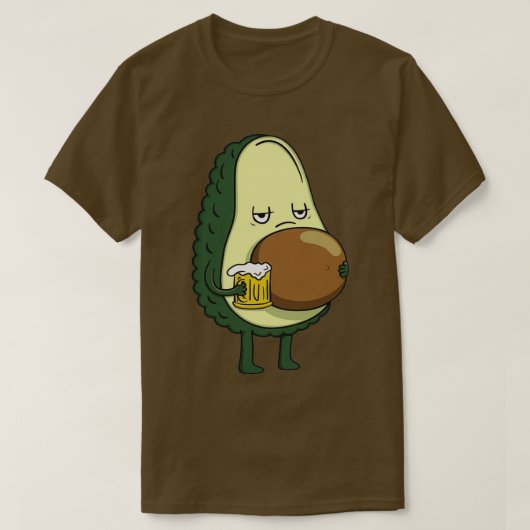 Sad avocado T-Shirt (Design vorne)