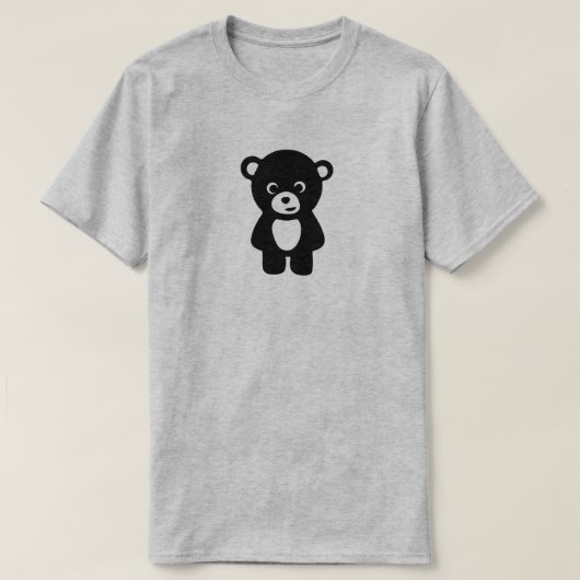 Sad Bear passt sich Ihrem eigenen Phrase an T-Shirt (Design vorne)