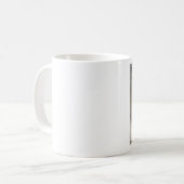 Sad Bearded Collie Kaffeetasse (Vorderseite Links)
