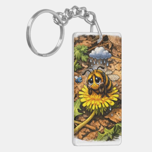 Sad bee schlüsselanhänger (Vorderseite links)