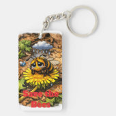 Sad bee schlüsselanhänger (Rückseite)