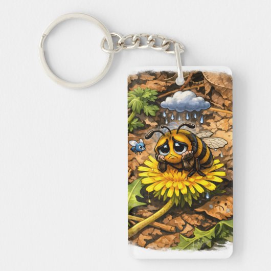 Sad bee schlüsselanhänger (Vorderseite)