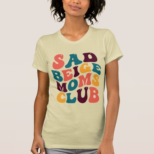 Sad Beige Mamas Club Ristorante La Lanchetta T-Shirt (Vorderseite)