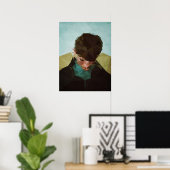 Sad Boy - Kubistika von Boris Draschoff Poster (Heimbüro)