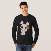 Sad Broken Niedlich Emo Creepy Bunny Goth Horror T-Shirt (Vorne ganz)
