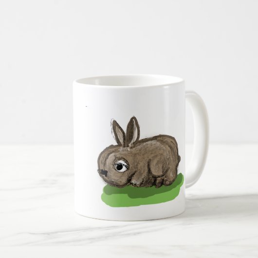 Sad Bunny Kaffeetasse (VorderseiteRechts)