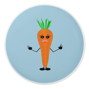 Sad Carrot von Kenneth Yoncich Keramikknauf
