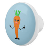 Sad Carrot von Kenneth Yoncich Keramikknauf (Rechts)