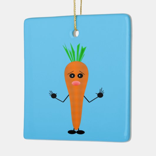Sad Carrot von Kenneth Yoncich Keramikornament (Links)