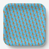 Sad Carrot von Kenneth Yoncich Pappteller (Vorderseite)