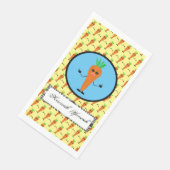 Sad Carrot von Kenneth Yoncich Serviette (Ecke)