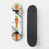 Sad Carrot von Kenneth Yoncich Skateboard (Vorderseite)