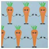 Sad Carrot von Kenneth Yoncich Stoff (Muster)