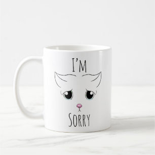 Sad Cat Face: Ich bedauere Kaffeetasse