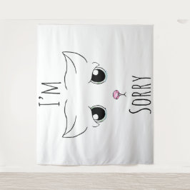 Sad Cat Face: Ich bedauere Wandteppich