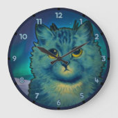 SAD CAT KITTY BUDDY GROßE WANDUHR (Vorderseite)