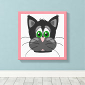 SAD CAT LEINWANDDRUCK (Insitu (Holzboden))