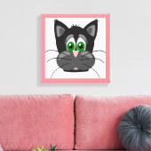 SAD CAT LEINWANDDRUCK (Insitu (Wohnzimmer))