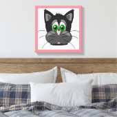SAD CAT LEINWANDDRUCK (Insitu (Schlafzimmer))