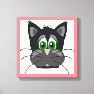 SAD CAT LEINWANDDRUCK