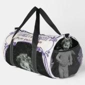 Sad Cherub Angel Print Duffle Bag (Rechte Ecke)